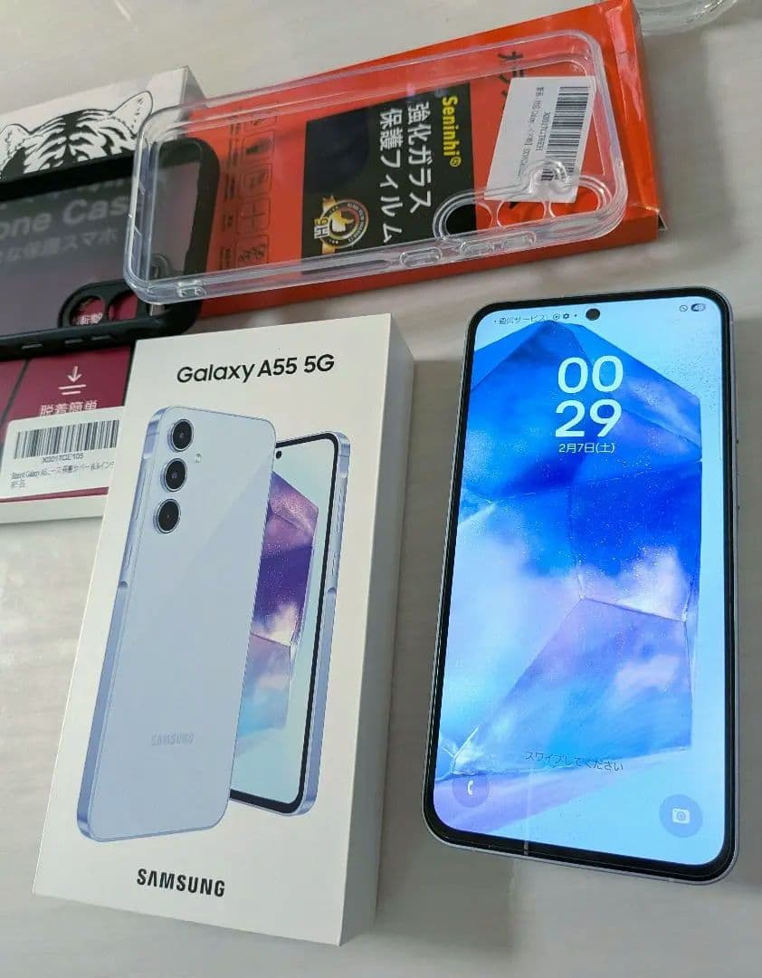 Galaxy A55 5G SCG27SWA 本体 オーサムアイスブルー
