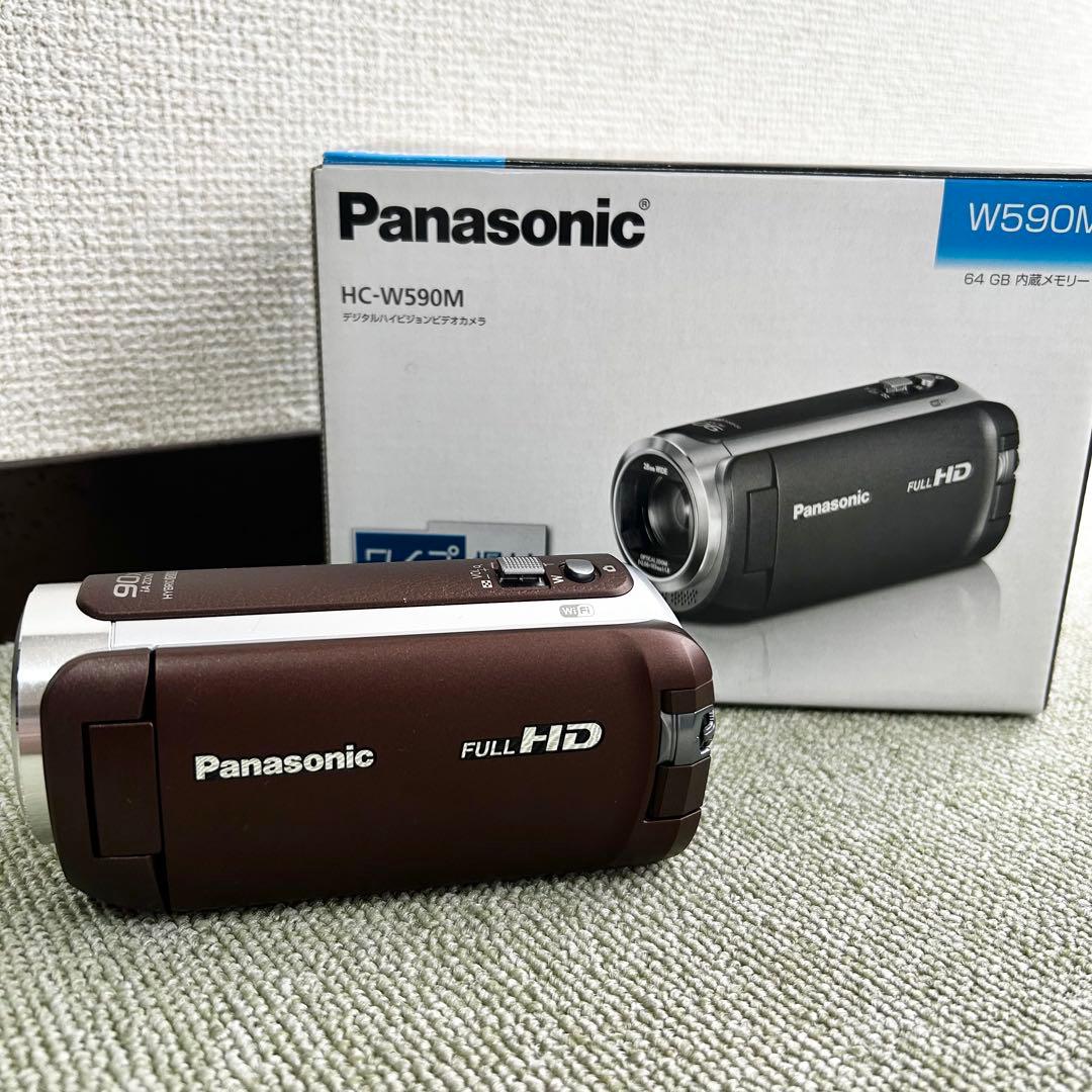 Panasonic HC-W590M ビデオカメラ 64GB ブラウン