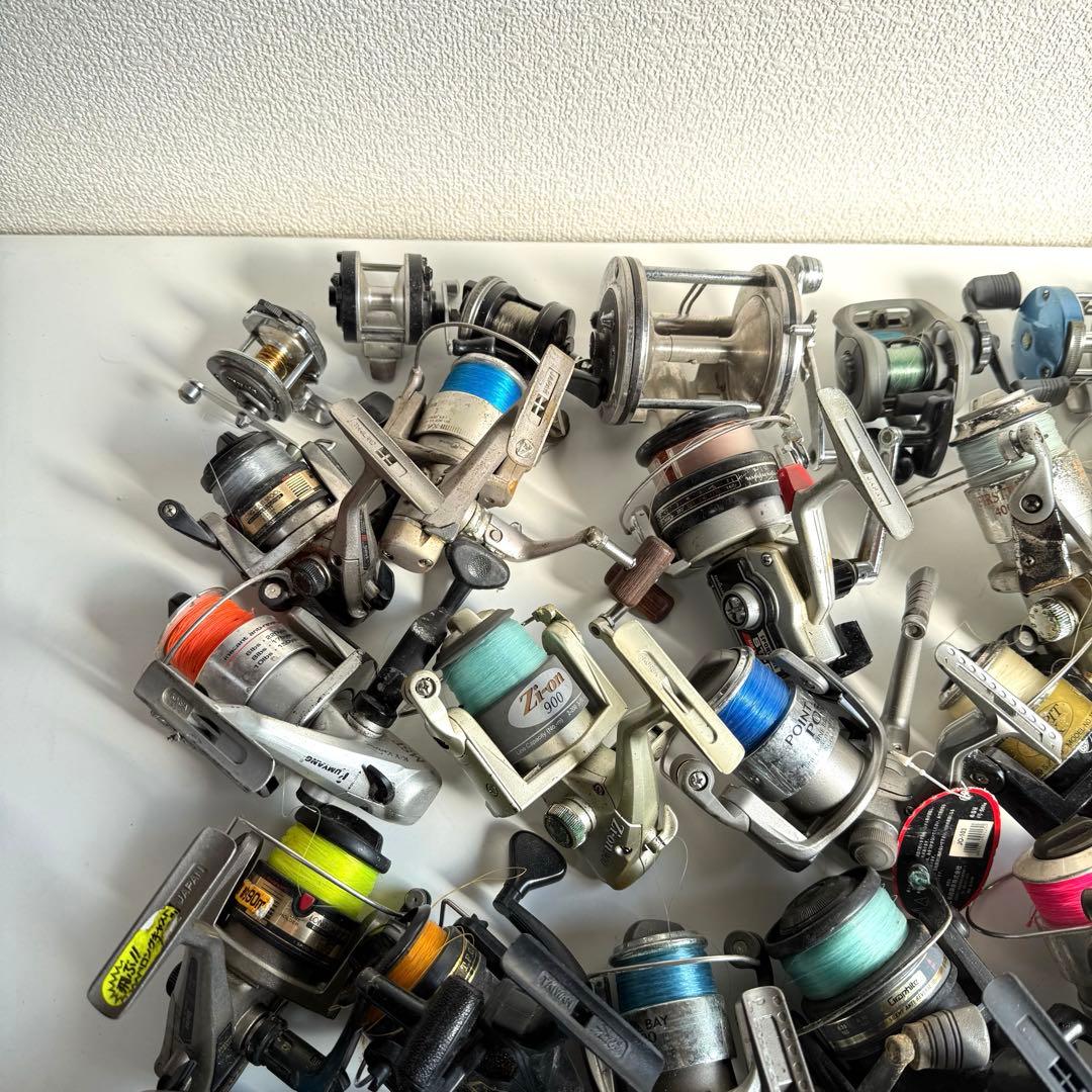 爱*闹様 リール ジャンク49個まとめ スピニング ベイト【NN0121-2】