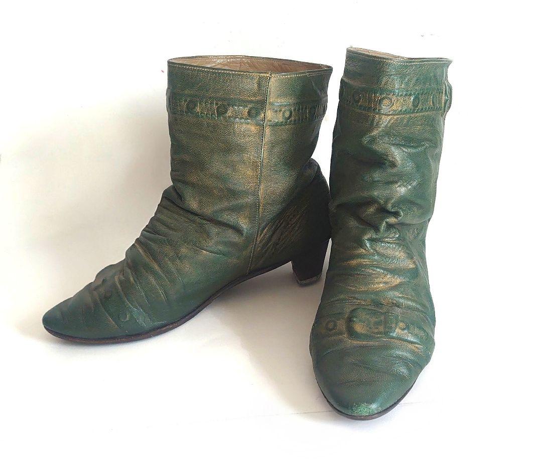 ミハラヤスヒロ 炙り出し ブーツ 2004AWコレクション アーカイブ