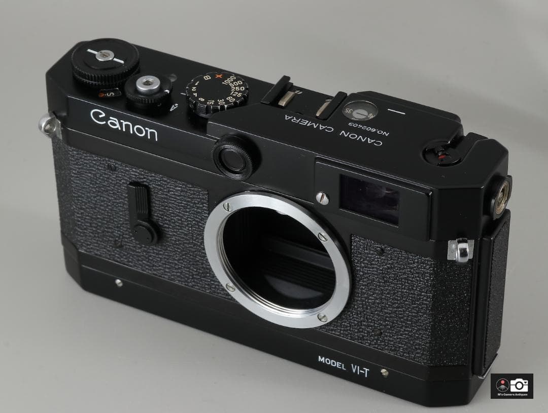 希少Canon VI-T 6T ブラックレンジファインダーカメラ整備済