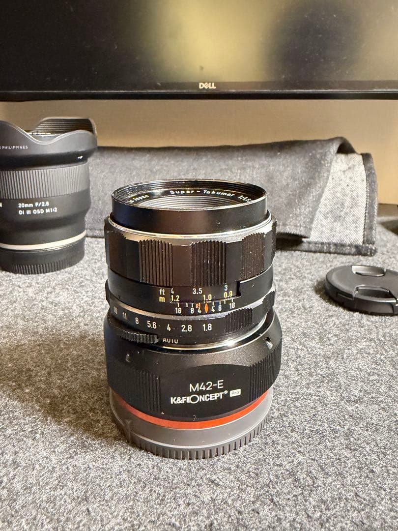 Super-Takumar 55mm f/1.8 SONYαマウント付属