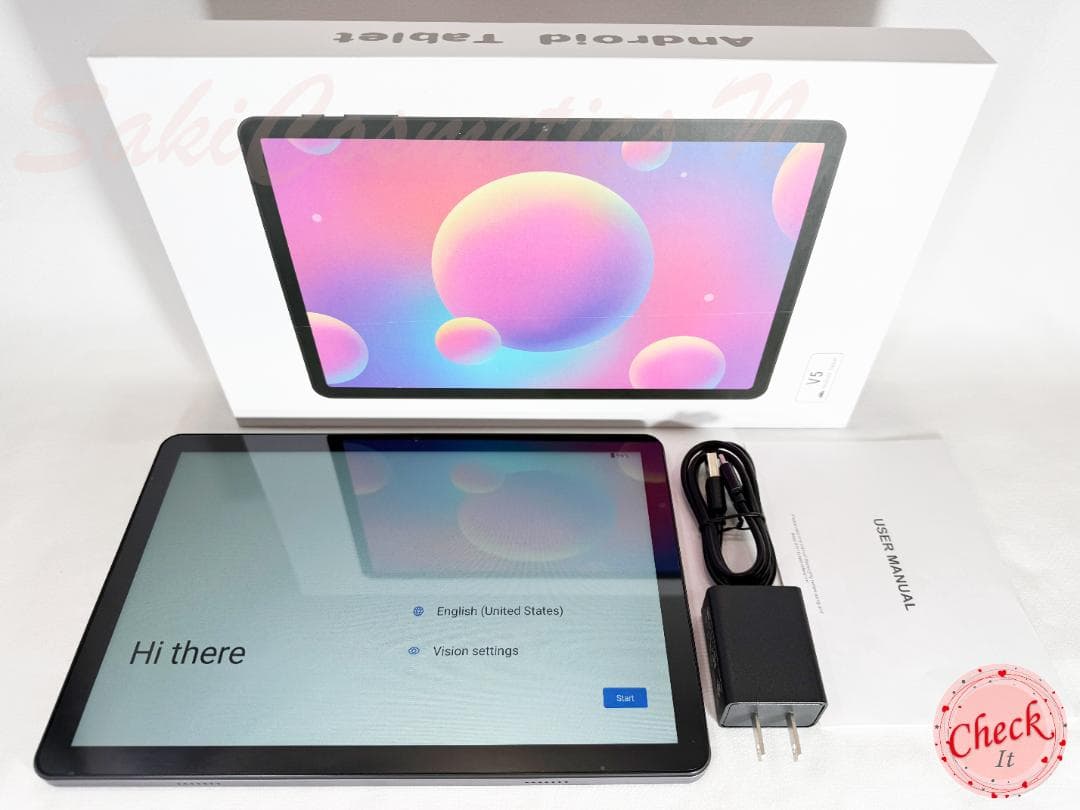 専用ケース付属！✨最新版10インチタブレット✨ Tavoni♡V5 動作確認済み