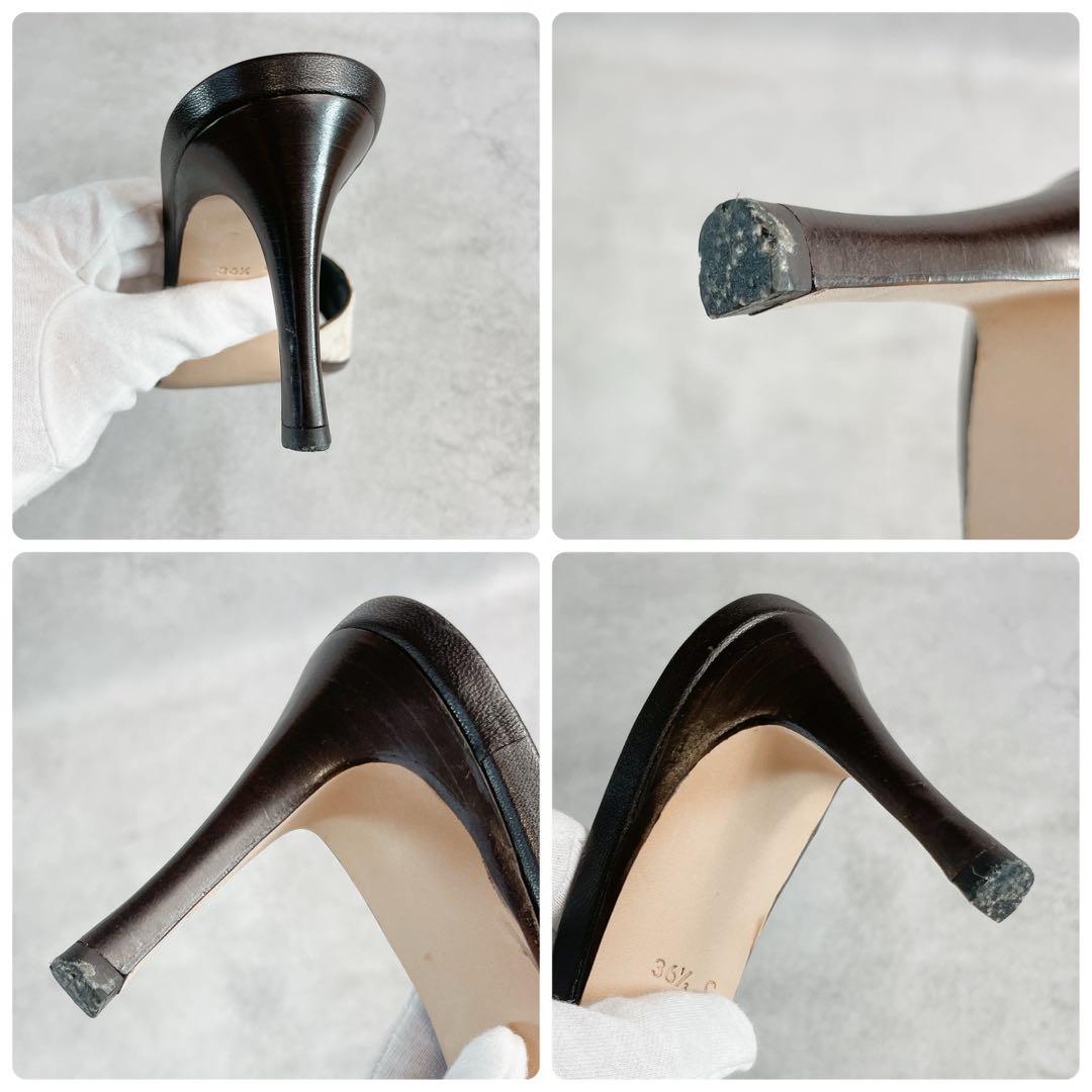 靴 Vintage Gucci Monogram Bow Mules 36 1/2