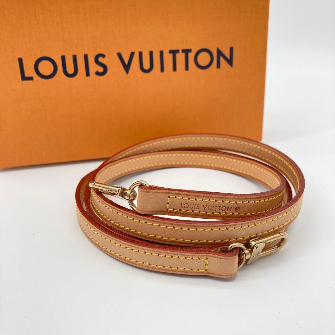 極美品 ルイヴィトン ショルダーストラップ ベルト 肩紐 ヌメ革 1.2×100