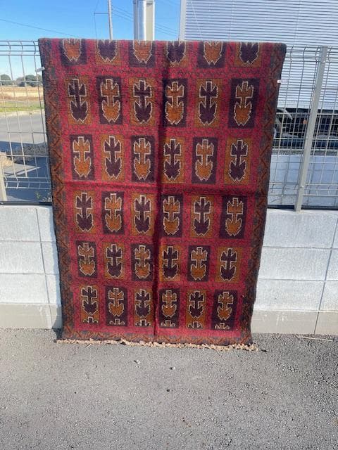 ペルシャ バルチスタン ハンドメイド アンティーク ラグ 190 x 115cm