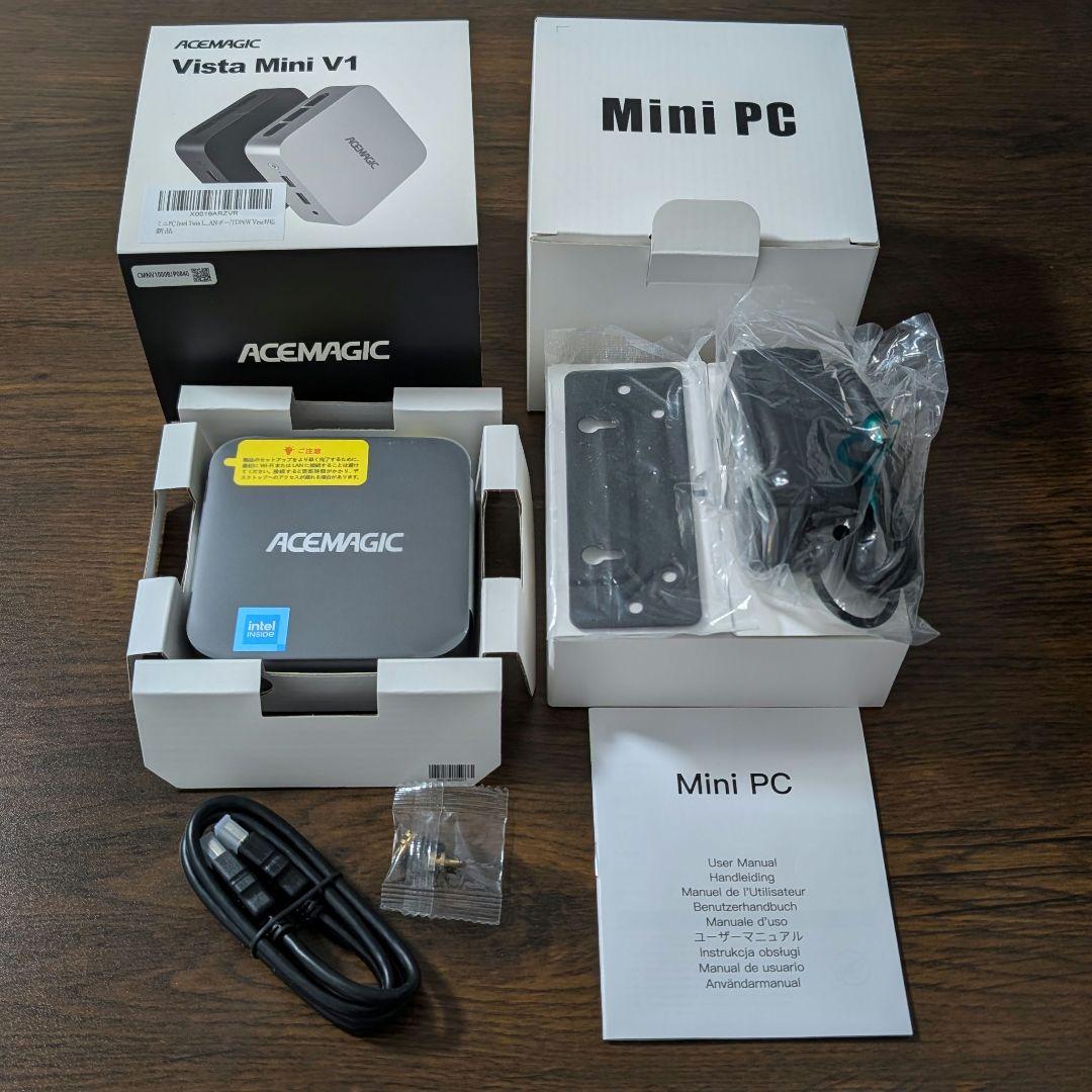 ACEMAGIC Vista Mini V1 ミニPC N150 ミニパソコン