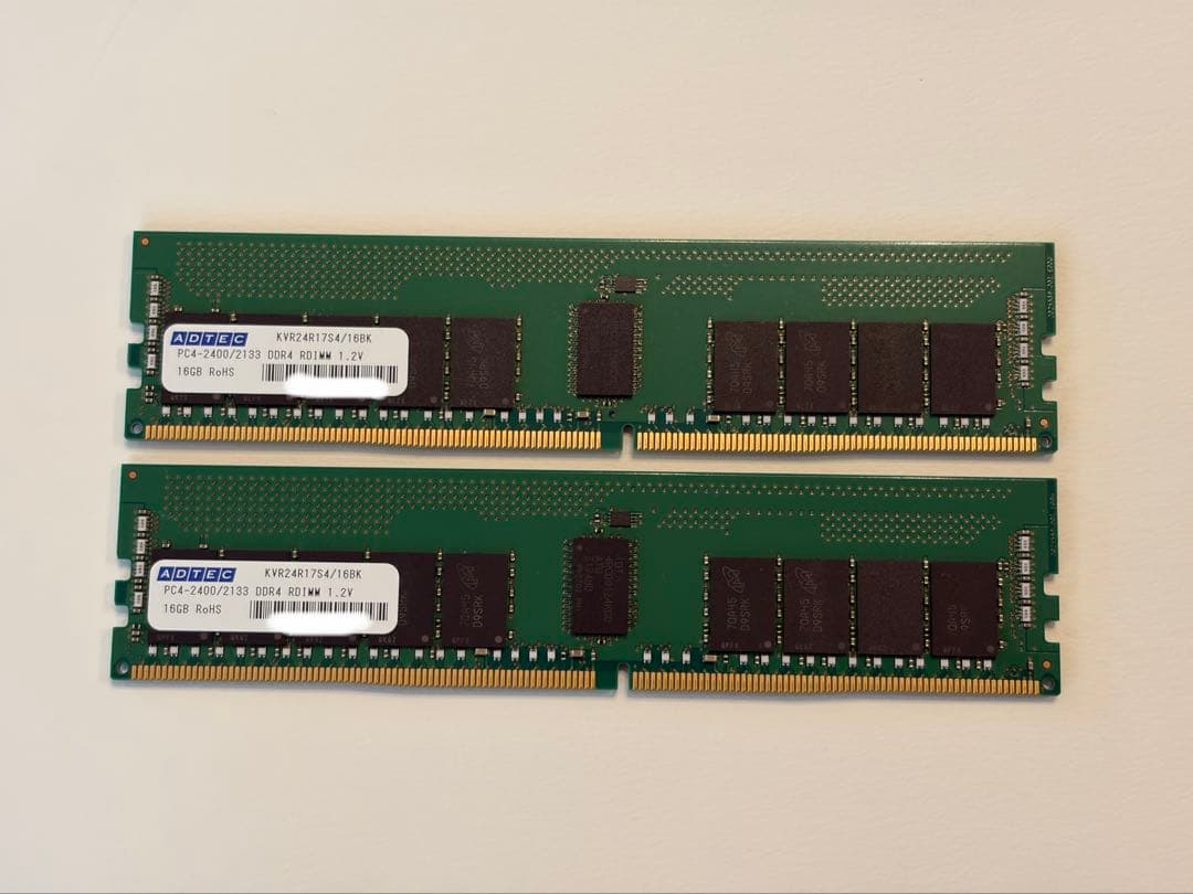 ADTEC 32GB(16GB×2) DDR4メモリー