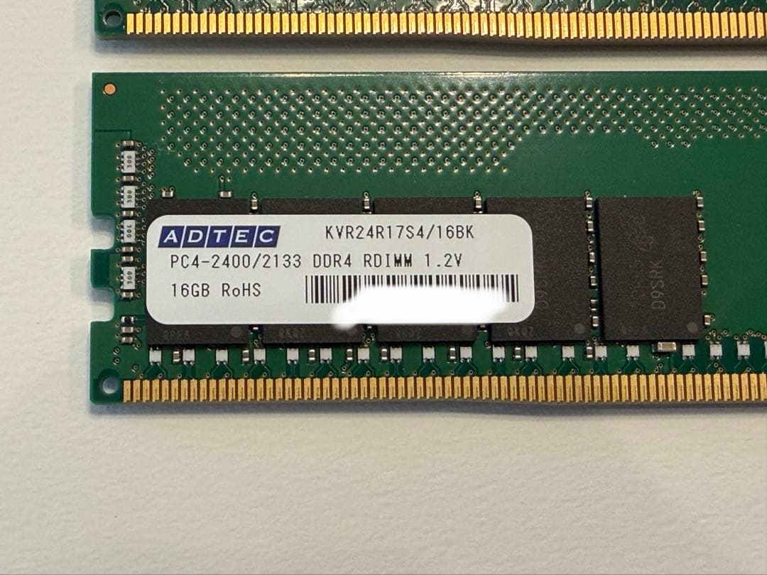 ADTEC 32GB(16GB×2) DDR4メモリー