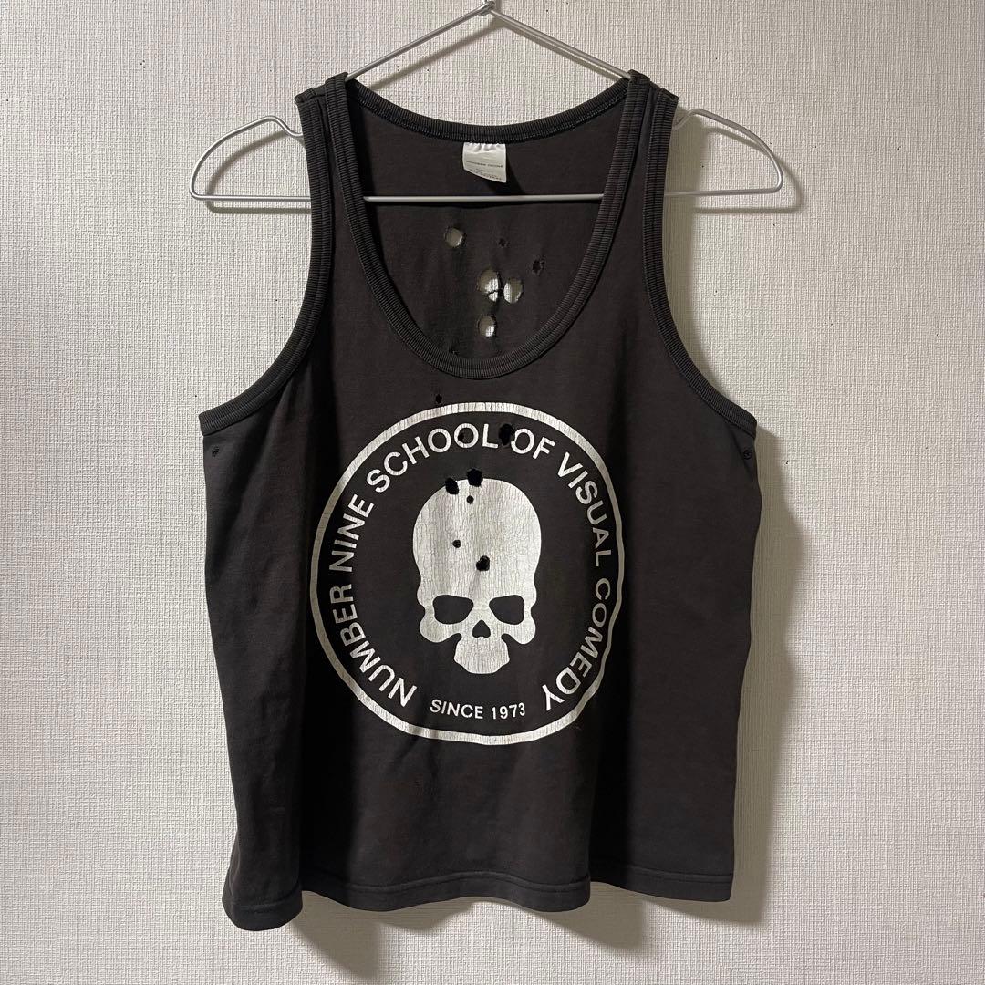 NUMBER NINE スカルタンクトップ 01ss タイム期