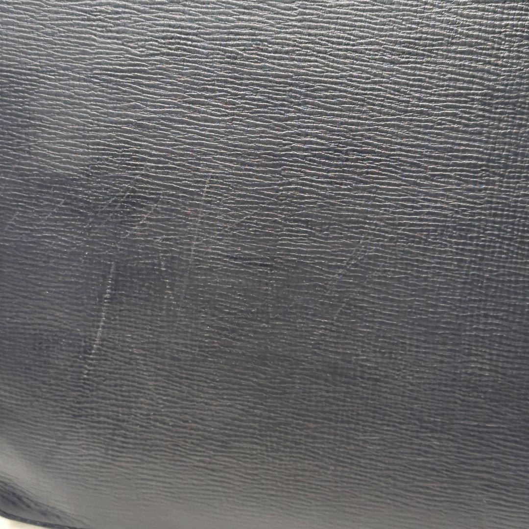 誠*様 バーバリー ダレスバッグ オールレザー ブラック A4収納可 多収納 キ