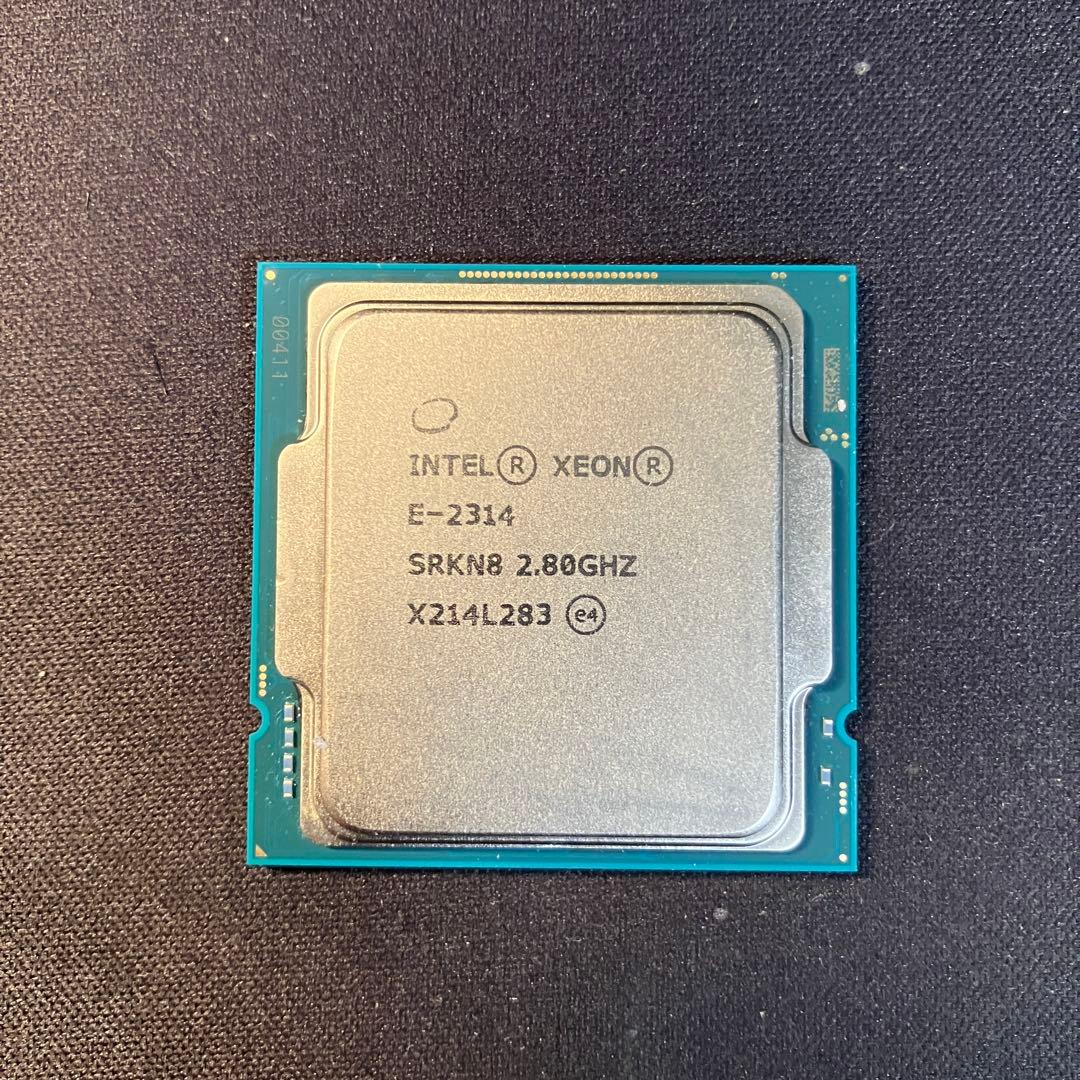 【Intel】CPU Xeon E-2314(2.8GHz)