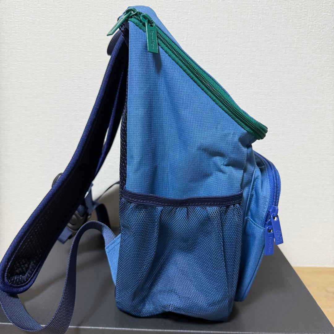 新品 未使用 familiar ファミリア リュック ブルー M 生産終了