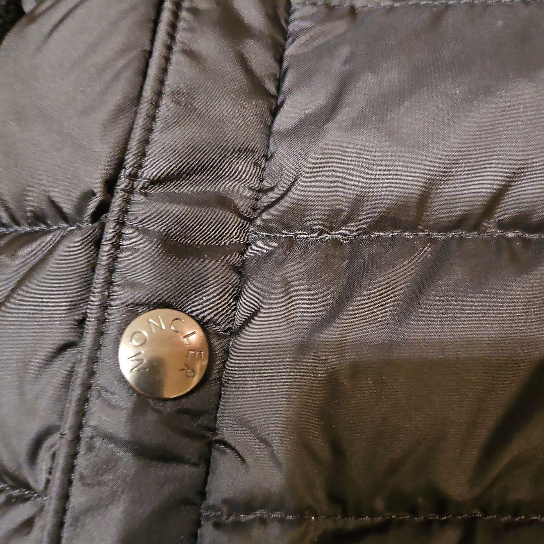 テロン⭐MONCLER ブラックダウンニット　 フード付き