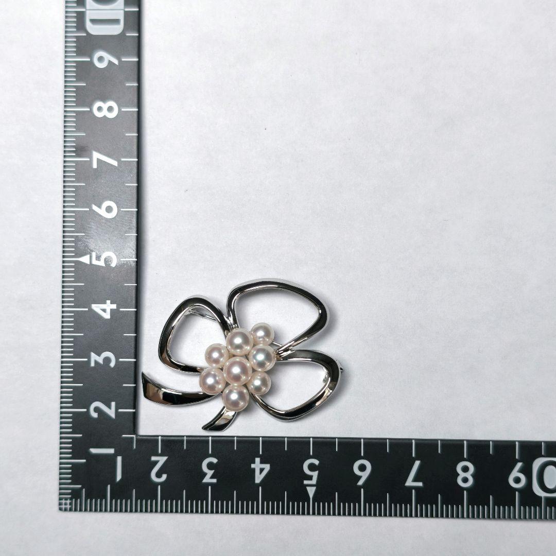 【極美品 最高級】ミキモト ブローチ パール フォーマル 8珠 皇室御用達 花束