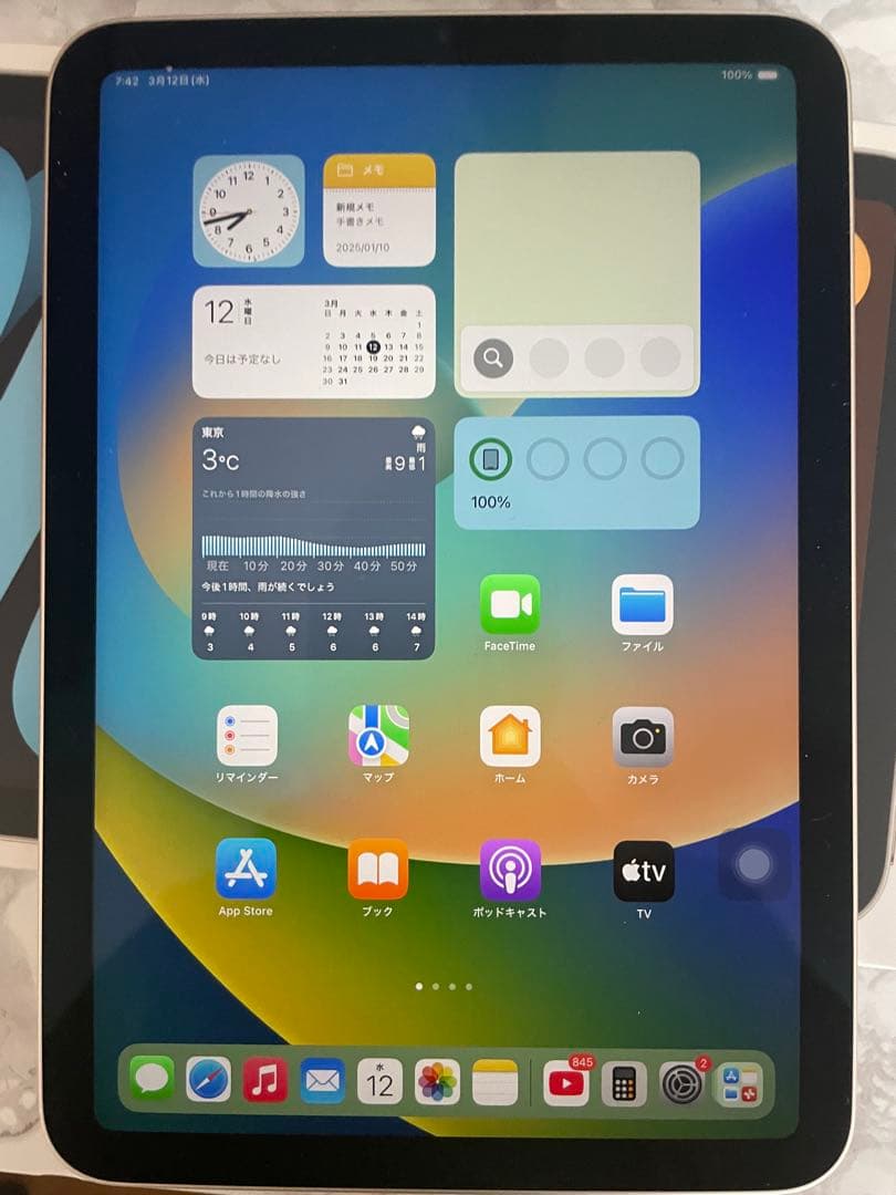 Apple iPad mini 6 スターライト 256GB 本体