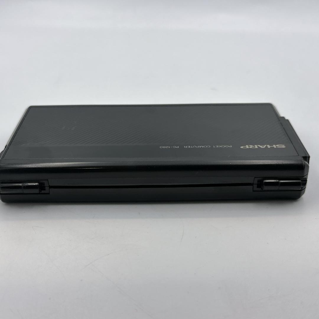 【良品】SHARP ポケットコンピューター PC-1280 ブラック 動作品