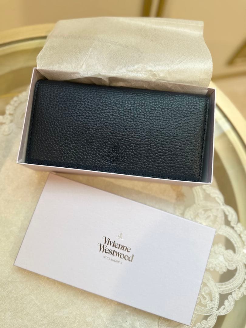 k*a様 【新品未使用】Vivienne Westwood ネイビー長財布 箱付