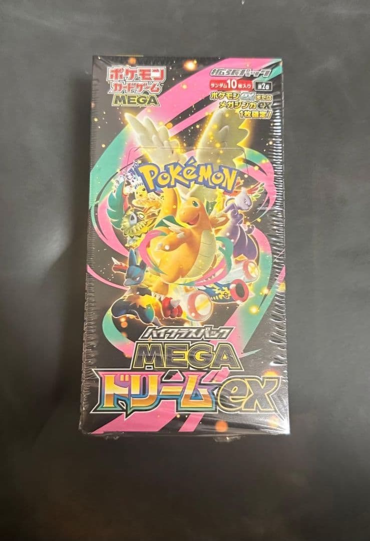 新品未開封シュリンク付きポケモンカード MEGAドリームex 1BOX