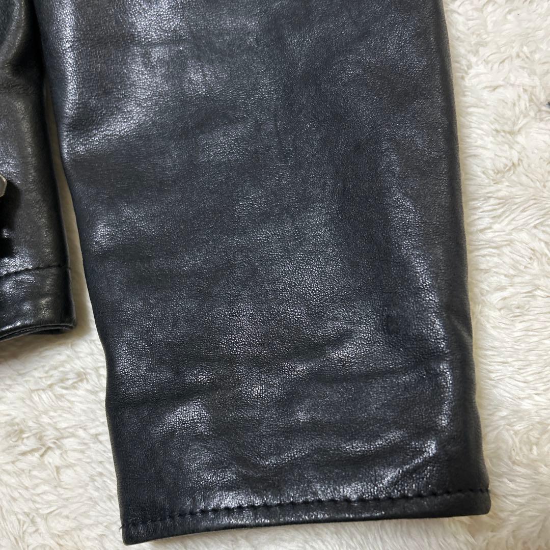 ヒステリックグラマー レザージャケット 山羊革 サイズfree ブラック