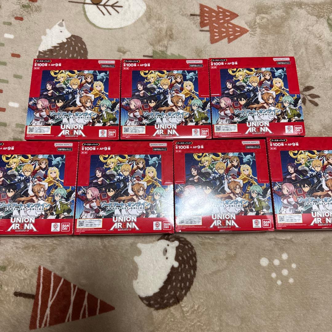ユニオンアリーナ　ユニアリ　sao 7box 未開封