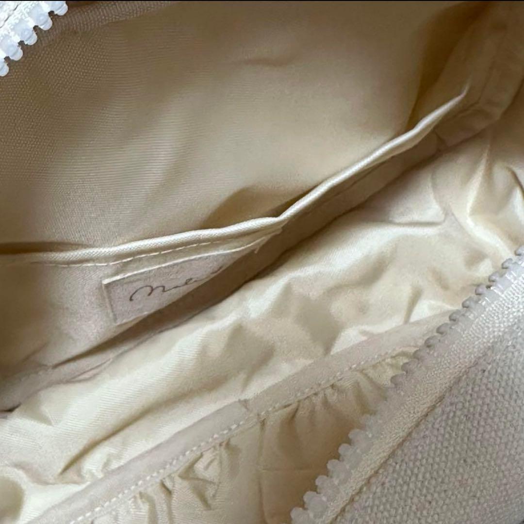 【美品‼️】マリライ ファミリーバッグ マザーズバッグ アイボリー ポーチ付き