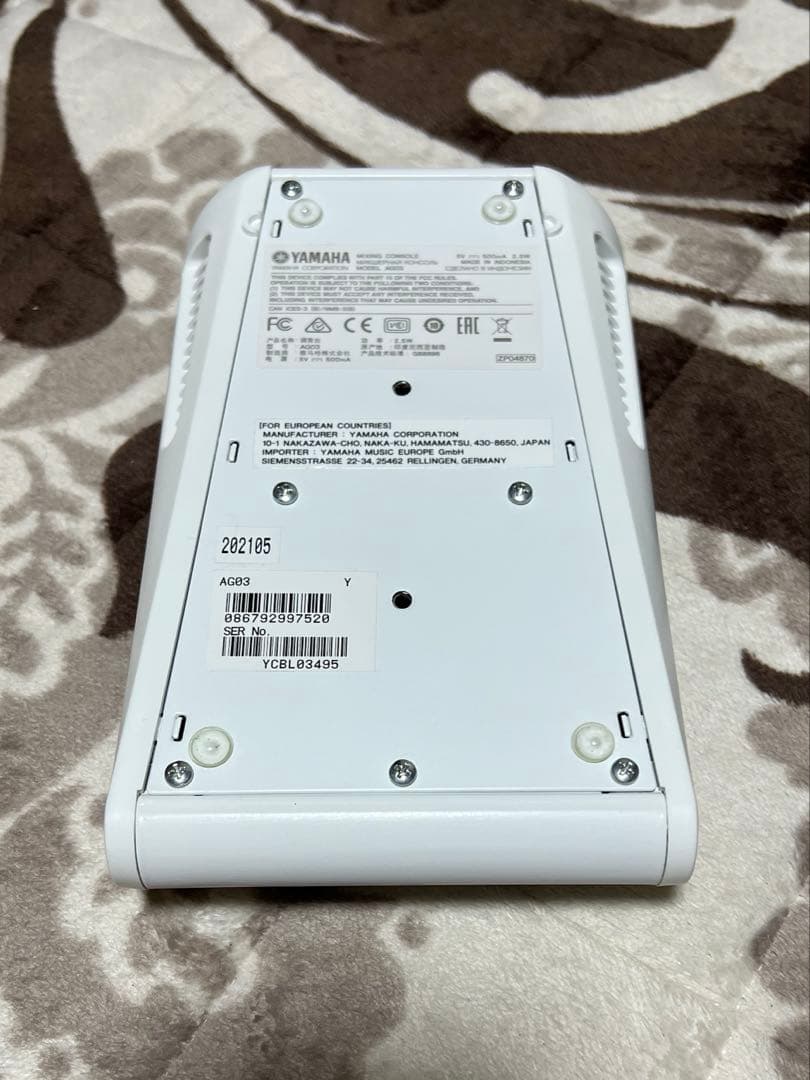 Yamaha AG03 テネシーさん専用