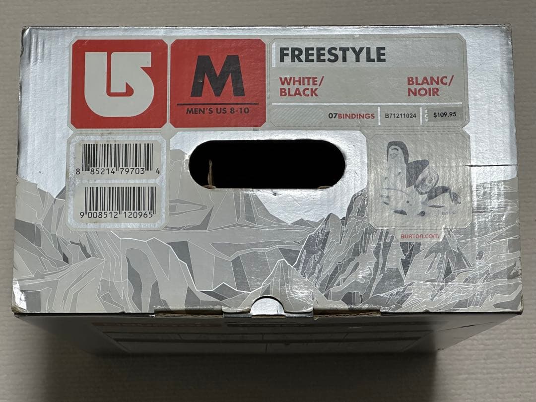 【未使用】BURTON バートン ビンディング Freestyle Mサイズ