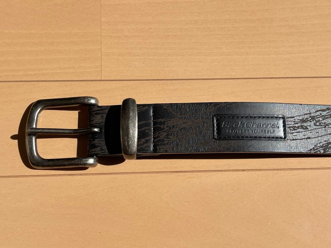 Y*k様 美品☆Back Channel ゴーストライオン カモ レザー ベルト