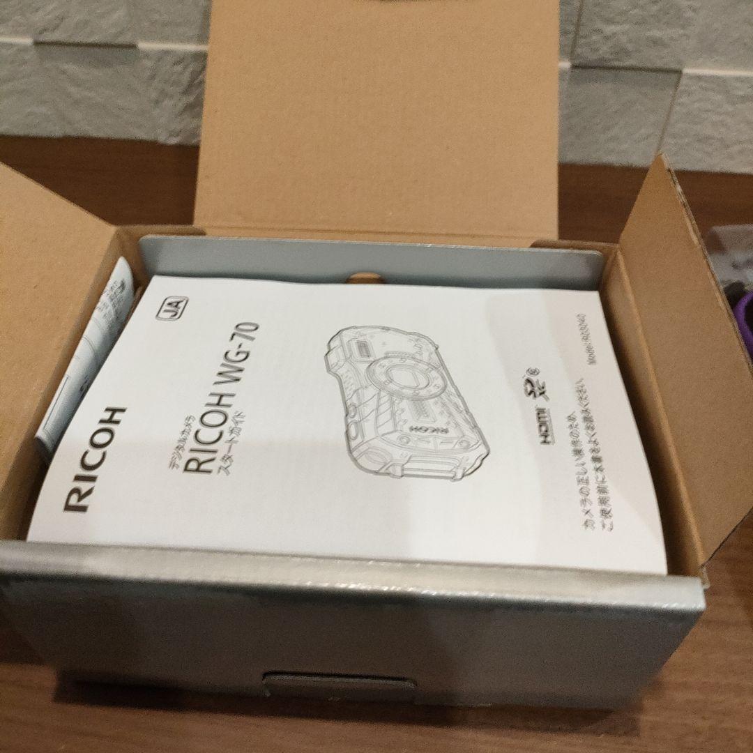 RICOH WG-70 ブラック　SDカード　カメラポーチセット新品未使用