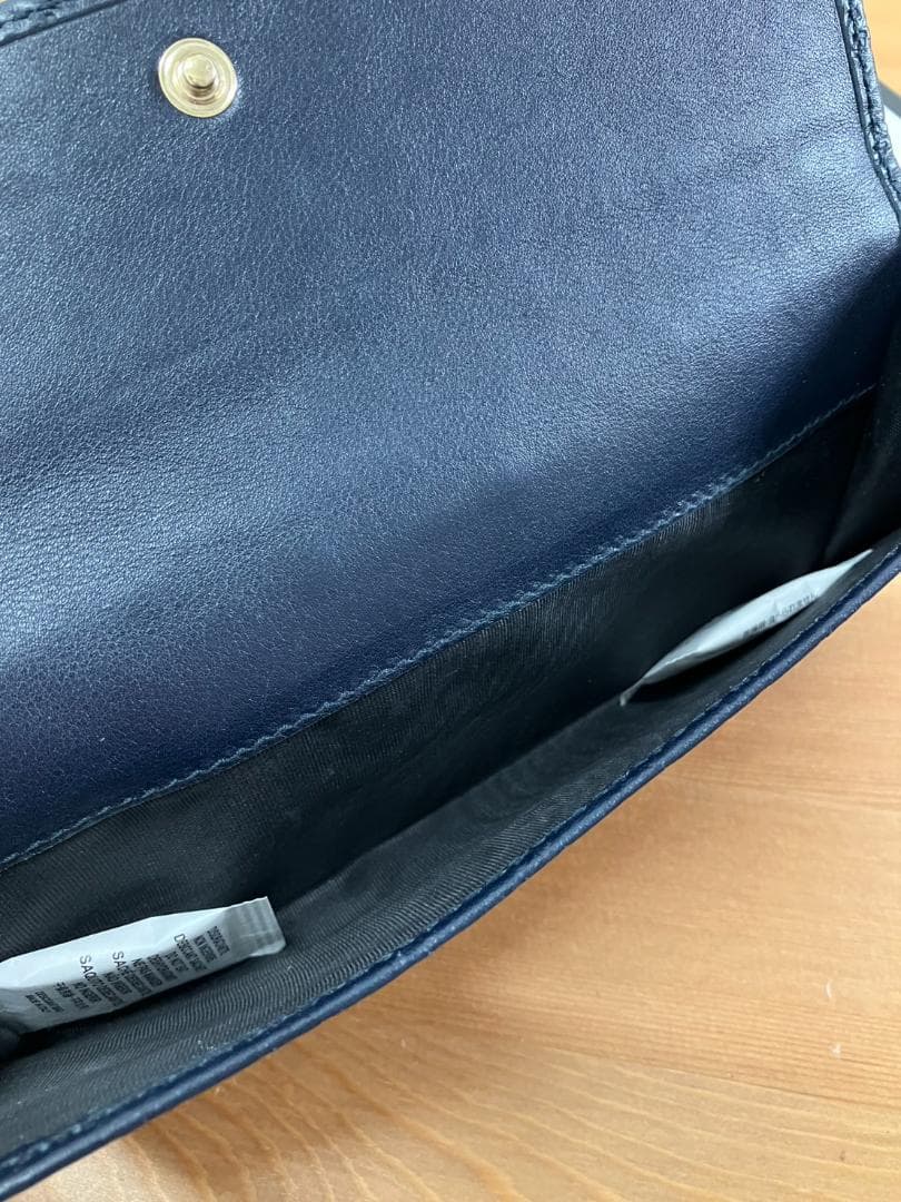 Gucci　グッチ マイクログッチシマ 長財布 449393 レザー　Wホック