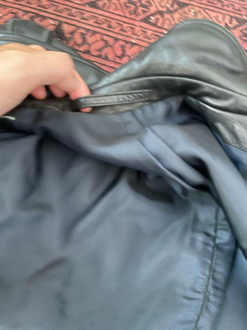 レアJ.SABATINO Jサバティーノモーターサイクルレザーライダースナイチチ