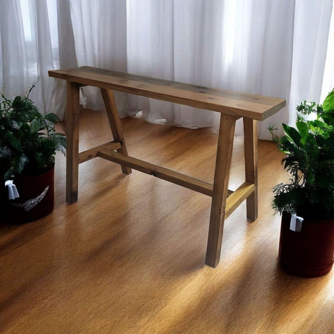 新生活を彩るシンプルな木製/ベンチ/スツールチェア