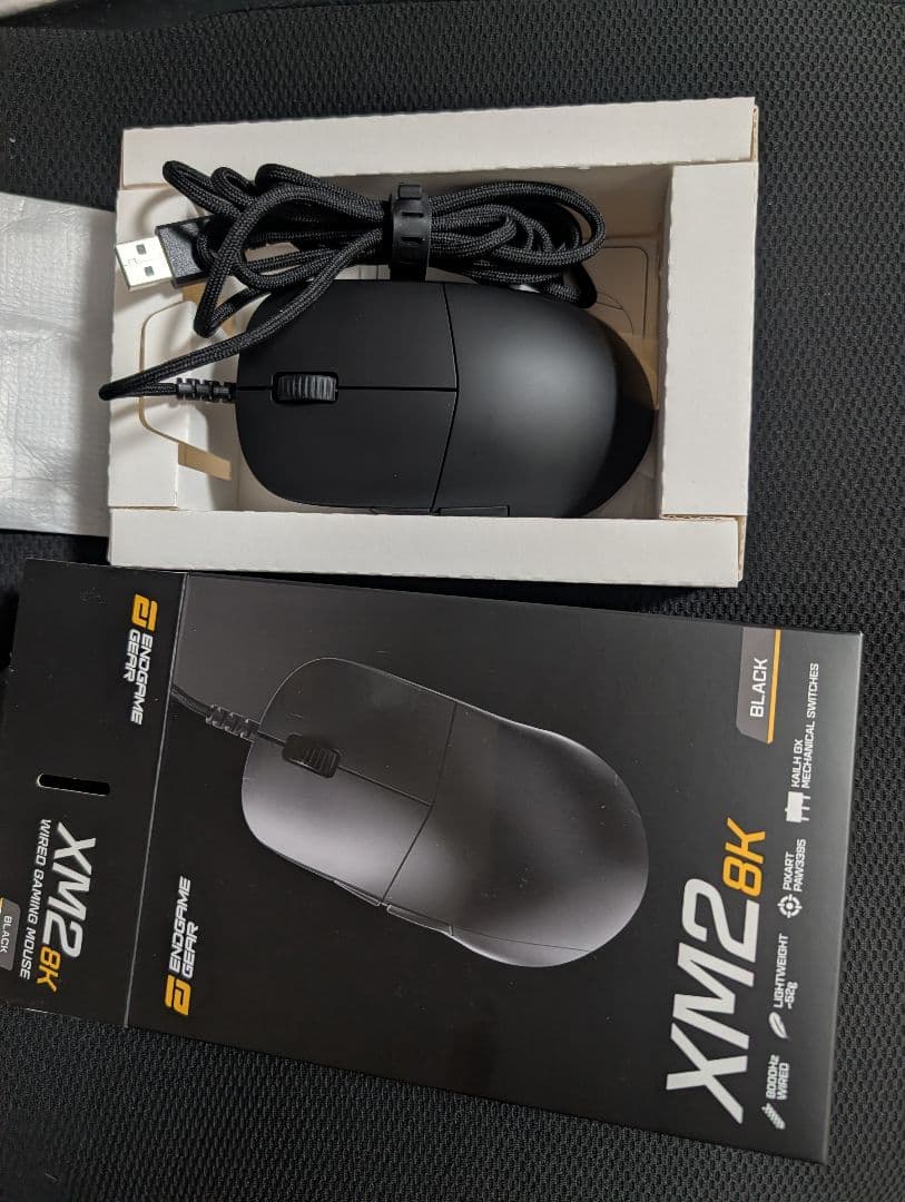 エンドゲームギア XM2 8K ブラック ゲーミングマウス 本体
