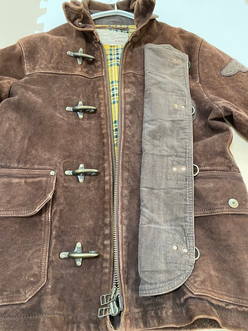 AVIREX（アヴィレックス）メンズアンティークスウェードファイヤー