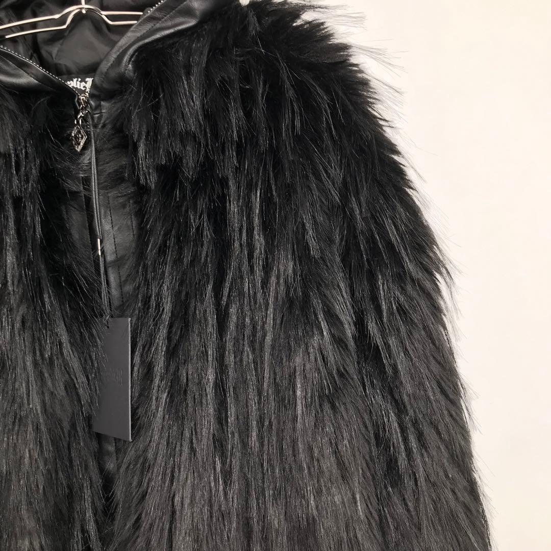 サプライヤー　ブルゾン　L　ブラック　ファー