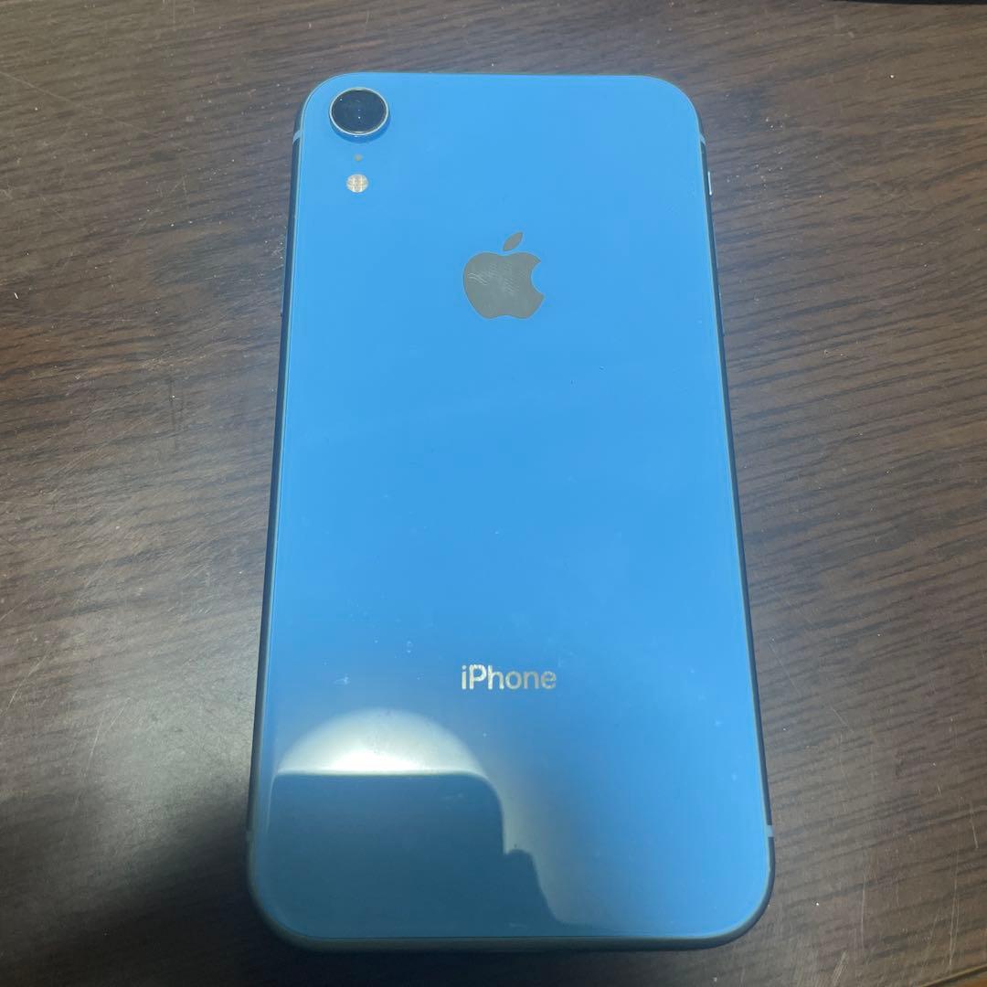 Apple iPhone XR ブルー 本体　北九州市の方は値下げします
