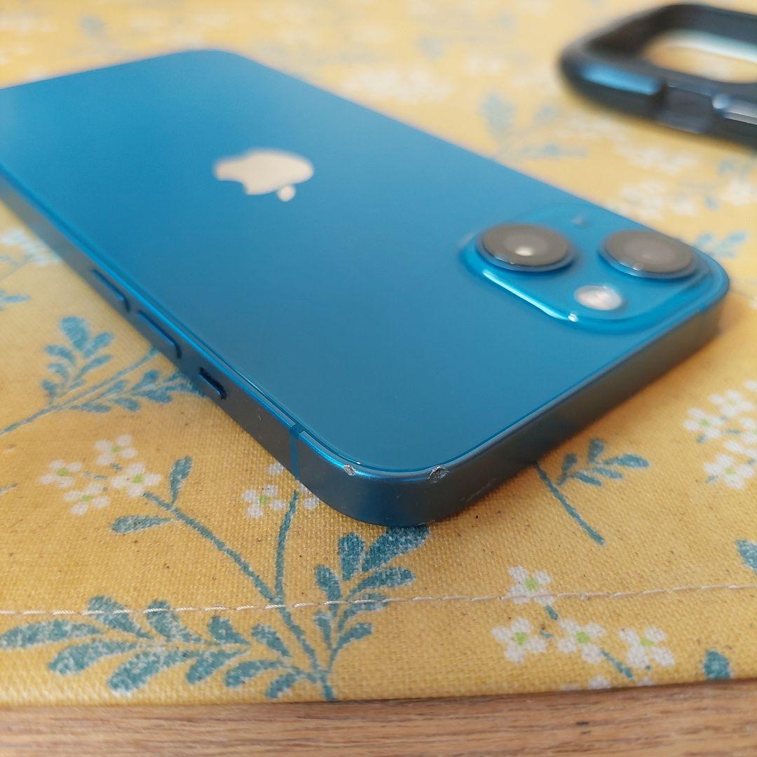 Apple iPhone 13 本体 ブルー　128GB　iFaceケース付き