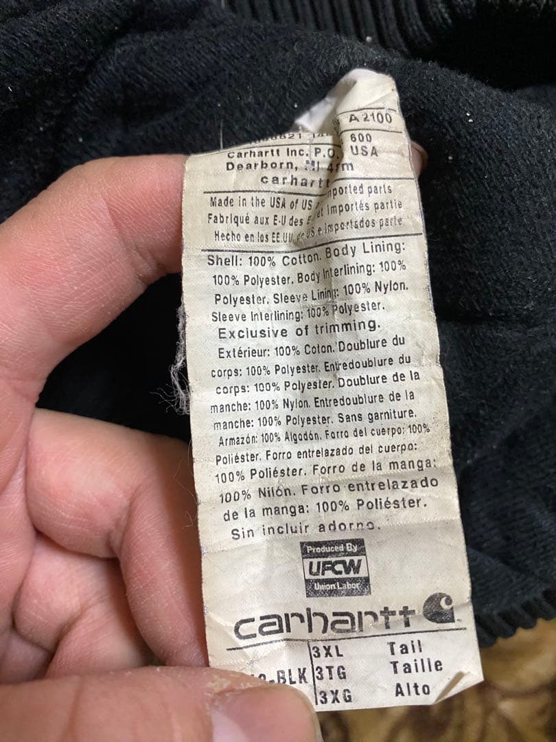 【高評価2000達成セール！】carhartt アクティブジャケット USA製