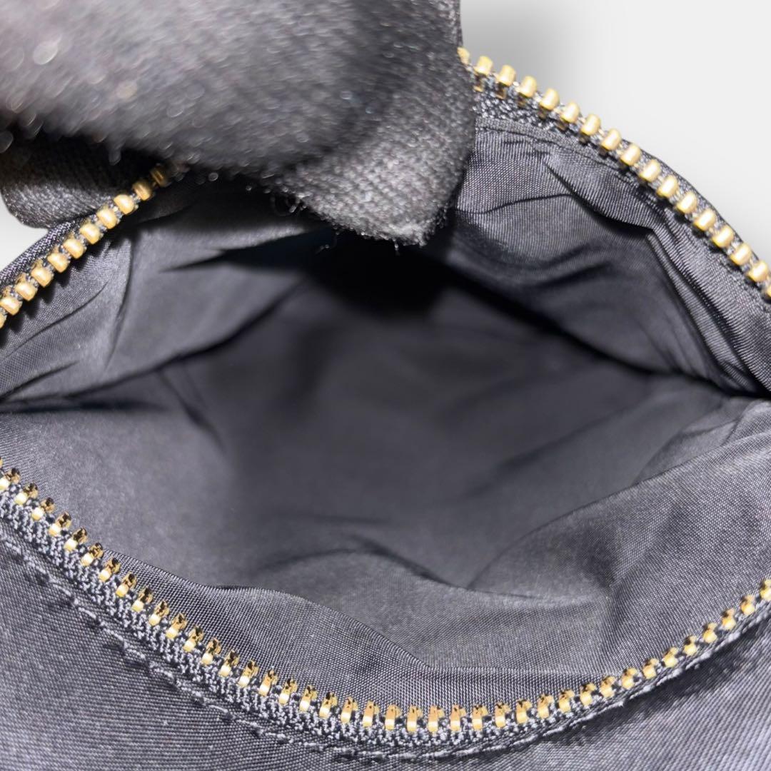 極美品 ポールスミス ボディバッグ マルチストライプ ナイロン 黒 マルチカラー