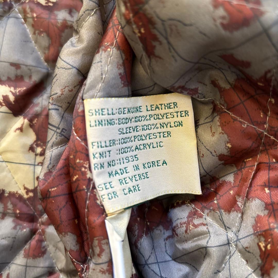 90s レザージャケット　黒　ブラック　ヴィンテージ　セントジョンズベイ