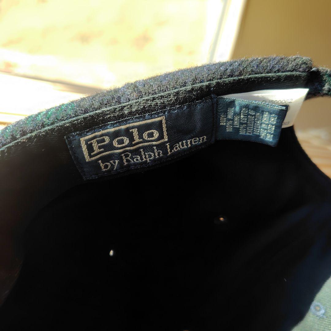 ラルフローレン ブラックウォッチ ウール キャップ レディース