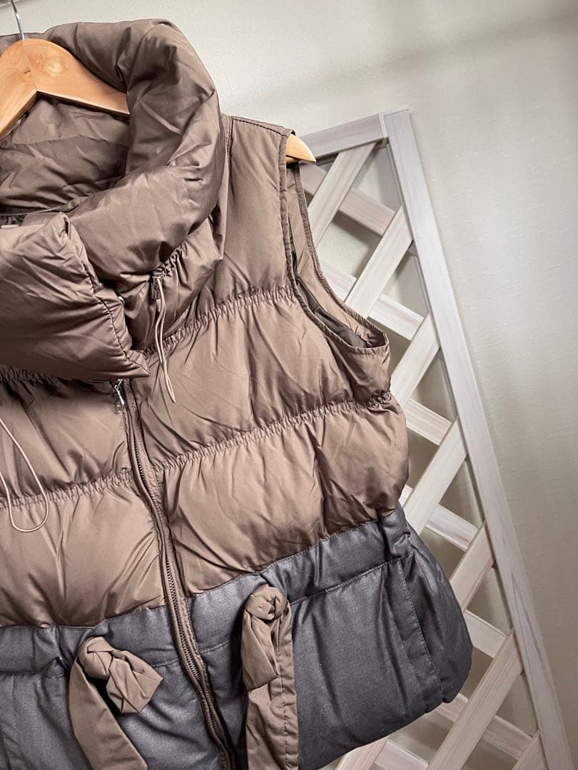 チャピコ。　13号　⭐︎ダウン切り替えベストバイカラー ボリューム襟