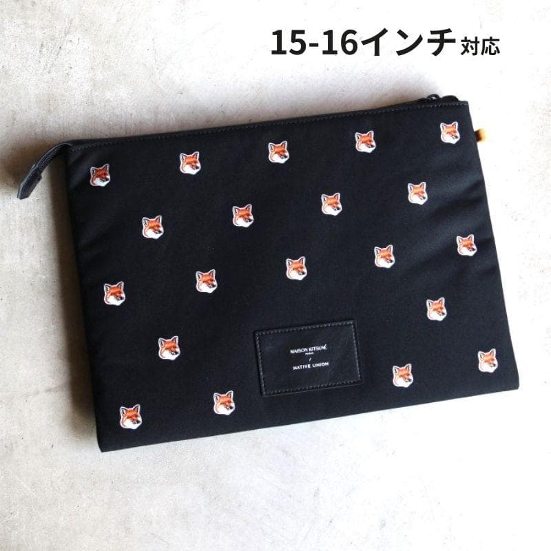 メゾンキツネ パソコンケース タブレットケース (15-16インチ)
