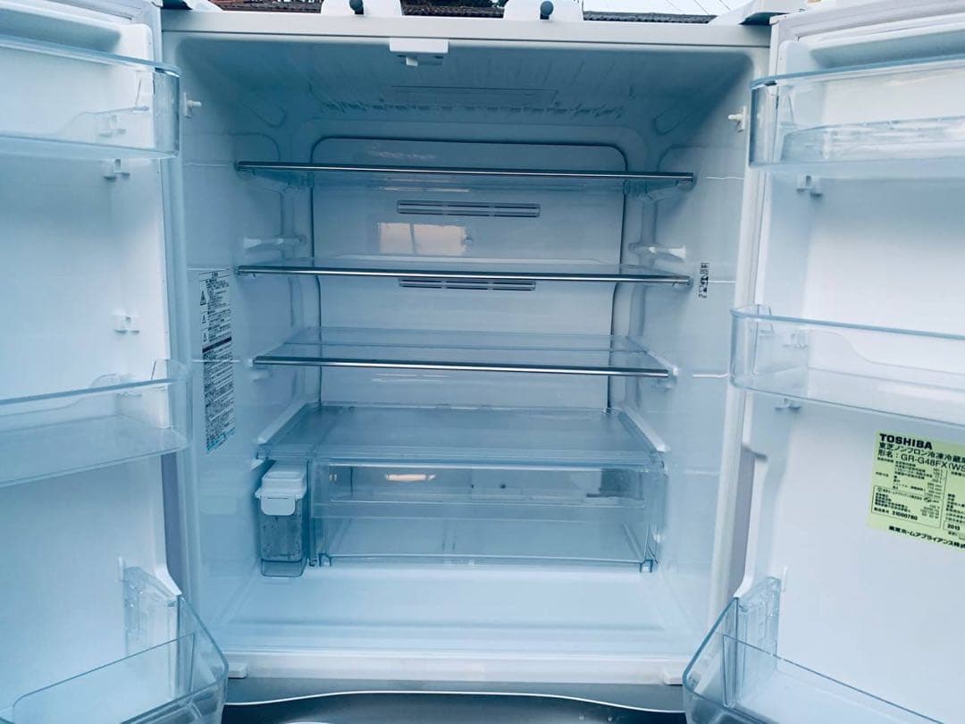 ♻️送料設置無料　TOSHIBA ノンフロン冷蔵庫　GR-G48FX
