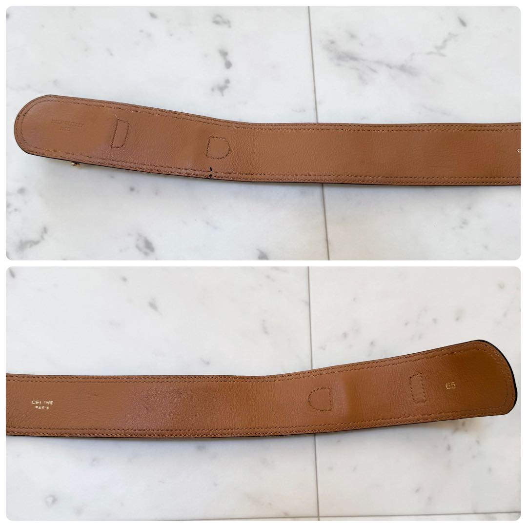 【CELINE】セリーヌ ホースビット ベルト レザー 金具 ヴィンテージ