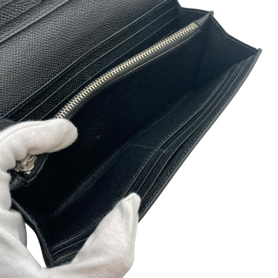 【美品】 BVLGARI ブルガリ 長財布 ビーゼロワン シルバークリップ