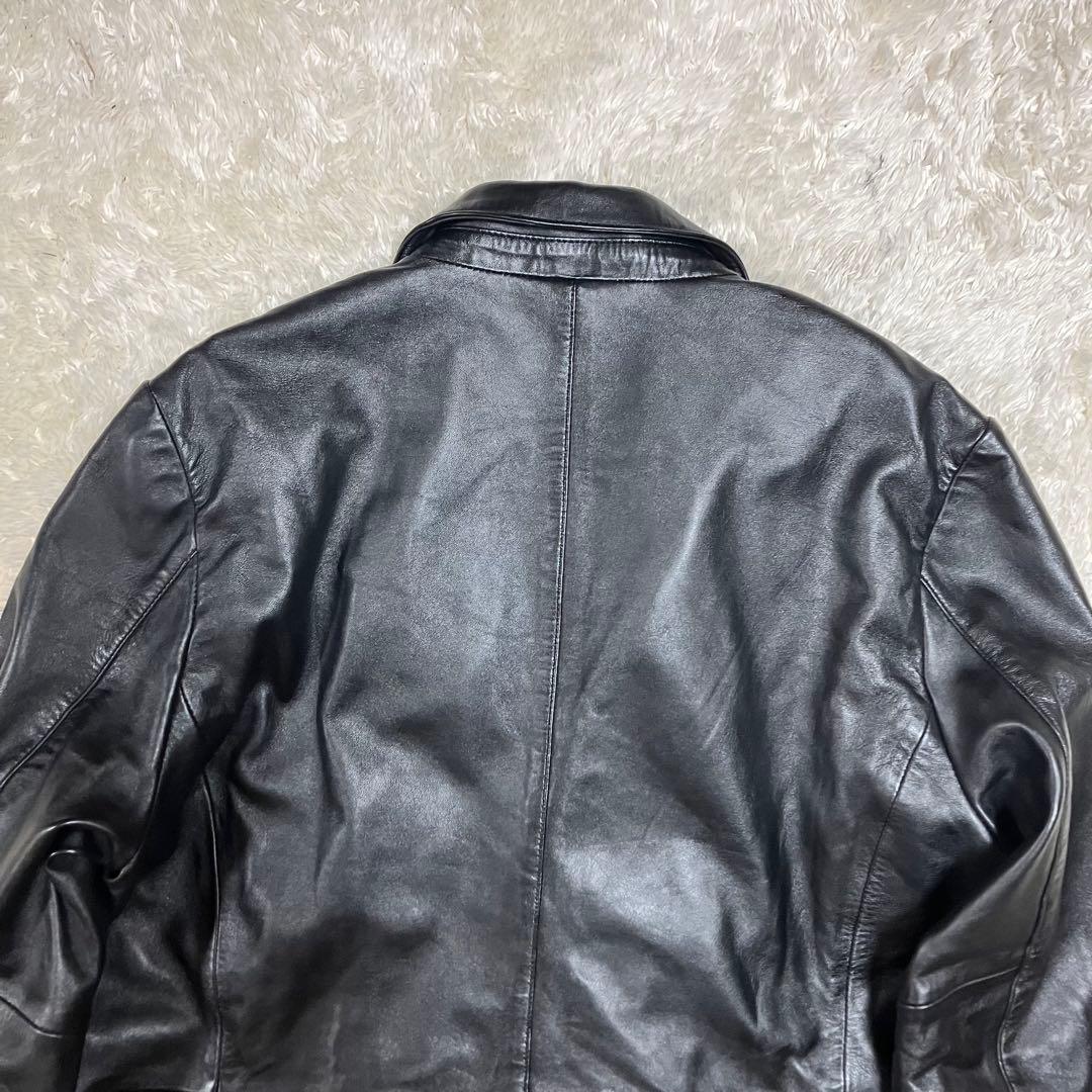 ミッシェル様LIUGOO LEATHERS テーラードジャケット　羊革　レザー