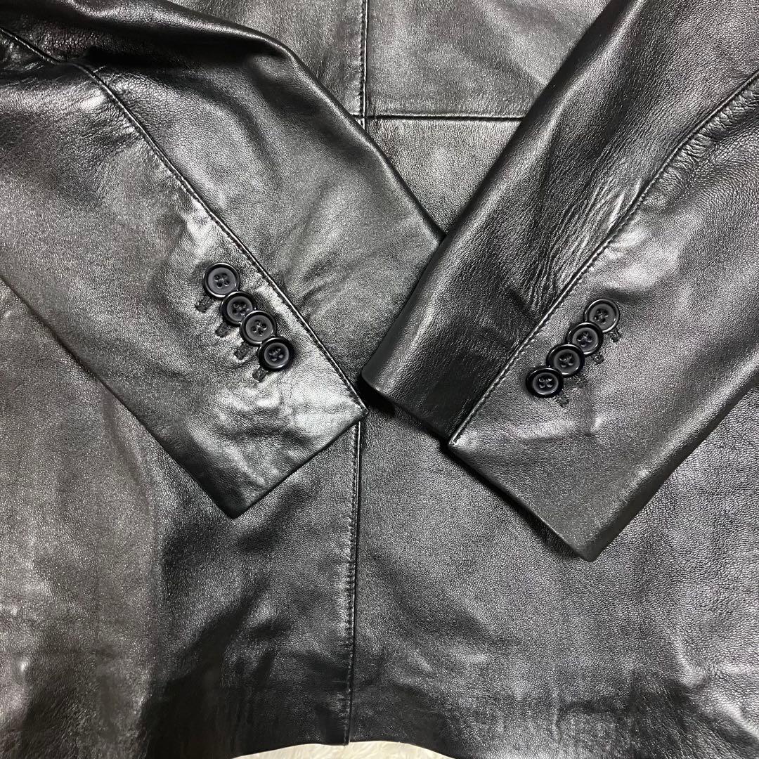 ミッシェル様LIUGOO LEATHERS テーラードジャケット　羊革　レザー