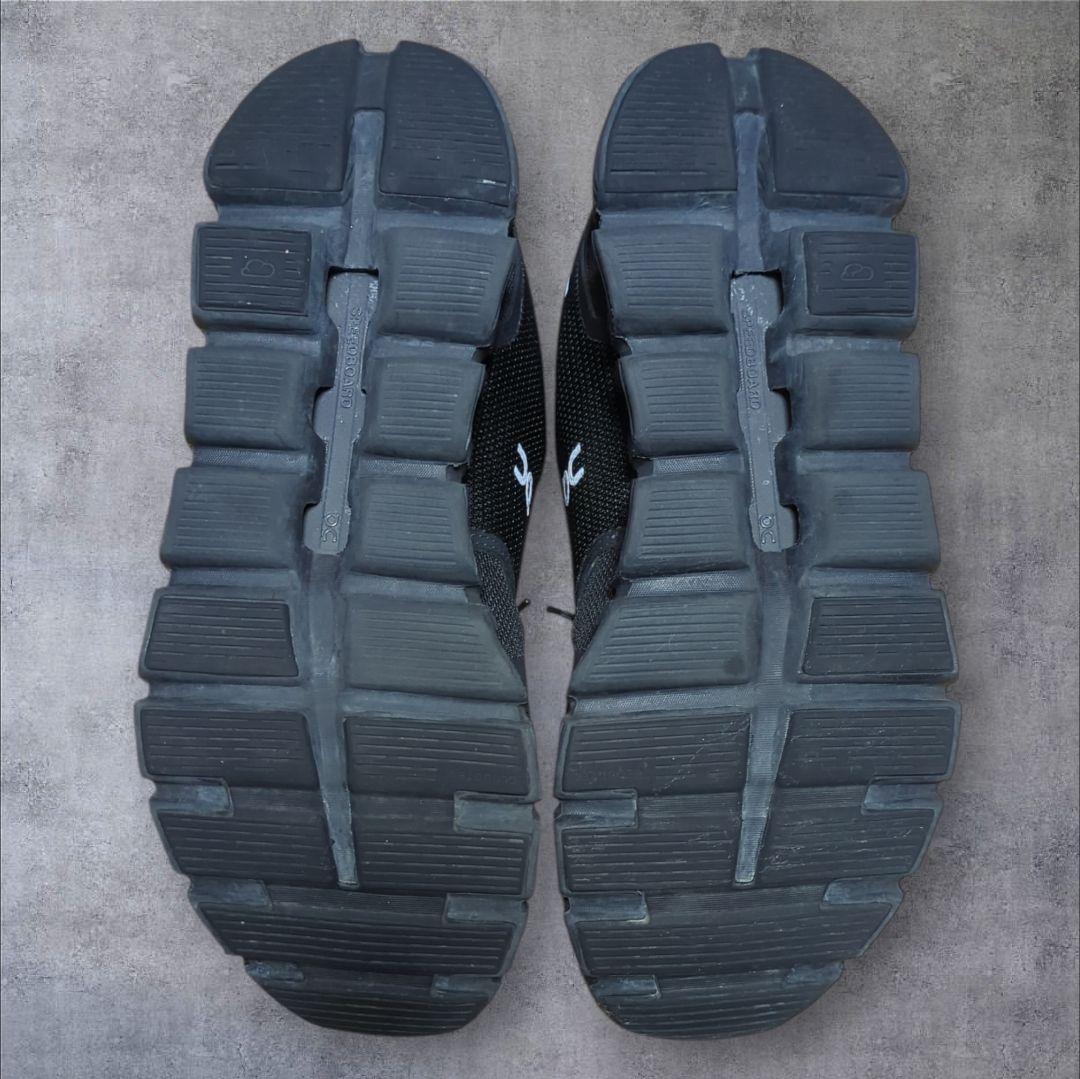 On Cloud6 メンズ 26.0cm オールブラック ランニングシューズ